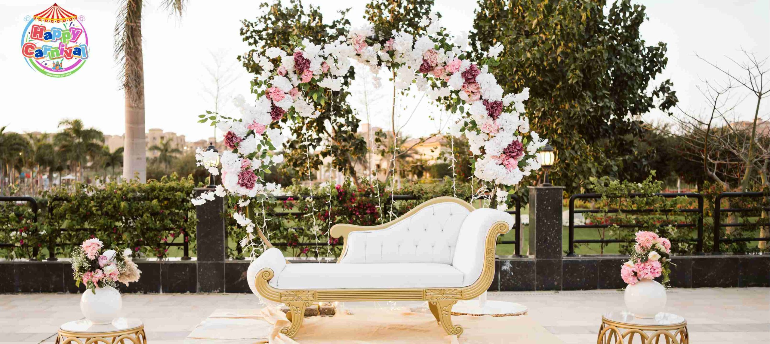 تنظيم حفلات زفاف وكوشه وتجهيزات افراح