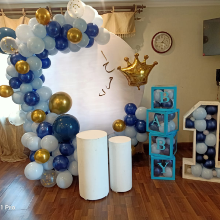 ديكور بالونات سبوع لاعياد ميلاد تنظيم شركه هابي كرنفال لتنظيم الحفلات واعياد ميلاد الاطفال متاح تنفيذ اي تصميم مطلوب لدينا قسم متخصص في ديكور البالونات