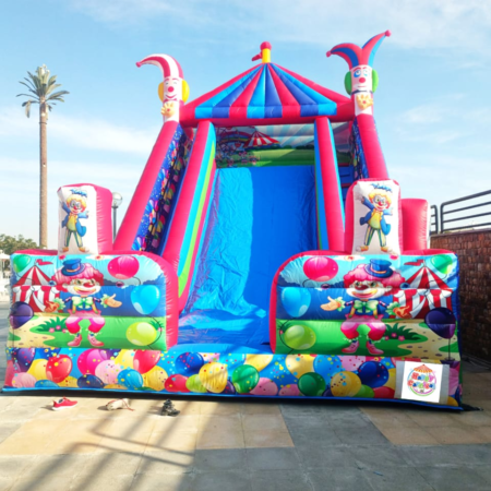 زحليقه كلاون مناسبه جدا لحفلات اعياد الميلاد وحفلات الاطفال والفن داي شركه هابي كرنفال لتنظيم الحفلات بتوفر جميع العاب النفخ ومتوفر العاب نفخ لحفلات الشركات الترفيهيه