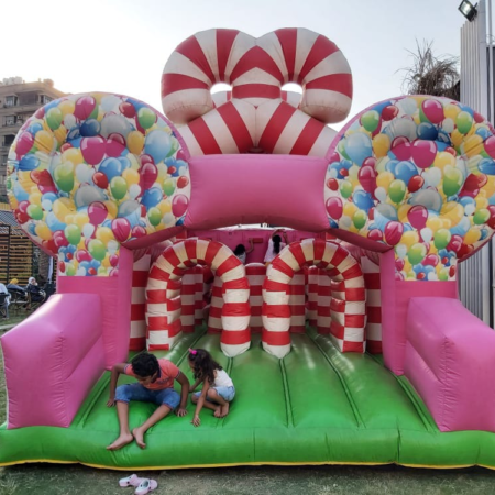 فن سيتي كاندي مناسبه لحفلات الفن داي وحفلات الشركات واعياد الميلاد والفن داي شركه هابي كرنفال لتنظيم الحفلات بتوفر جميع العاب النفخ ومتوفر العاب نفخ لحفلات الشركات الترفيهيه