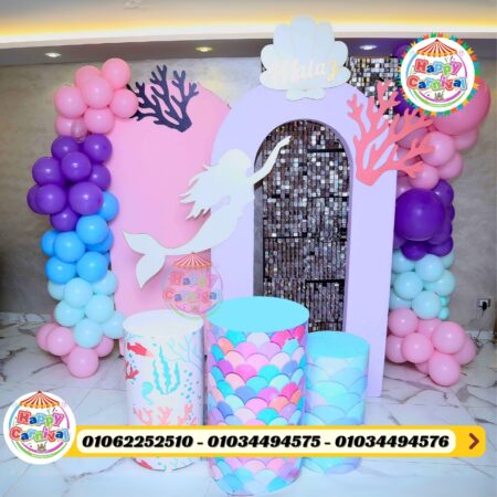 ديكور بالونات شكل مرميد