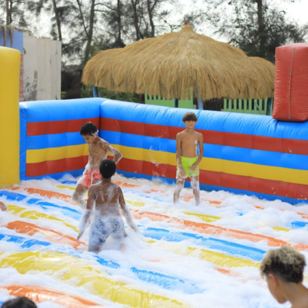 ملعب صابون نفخ